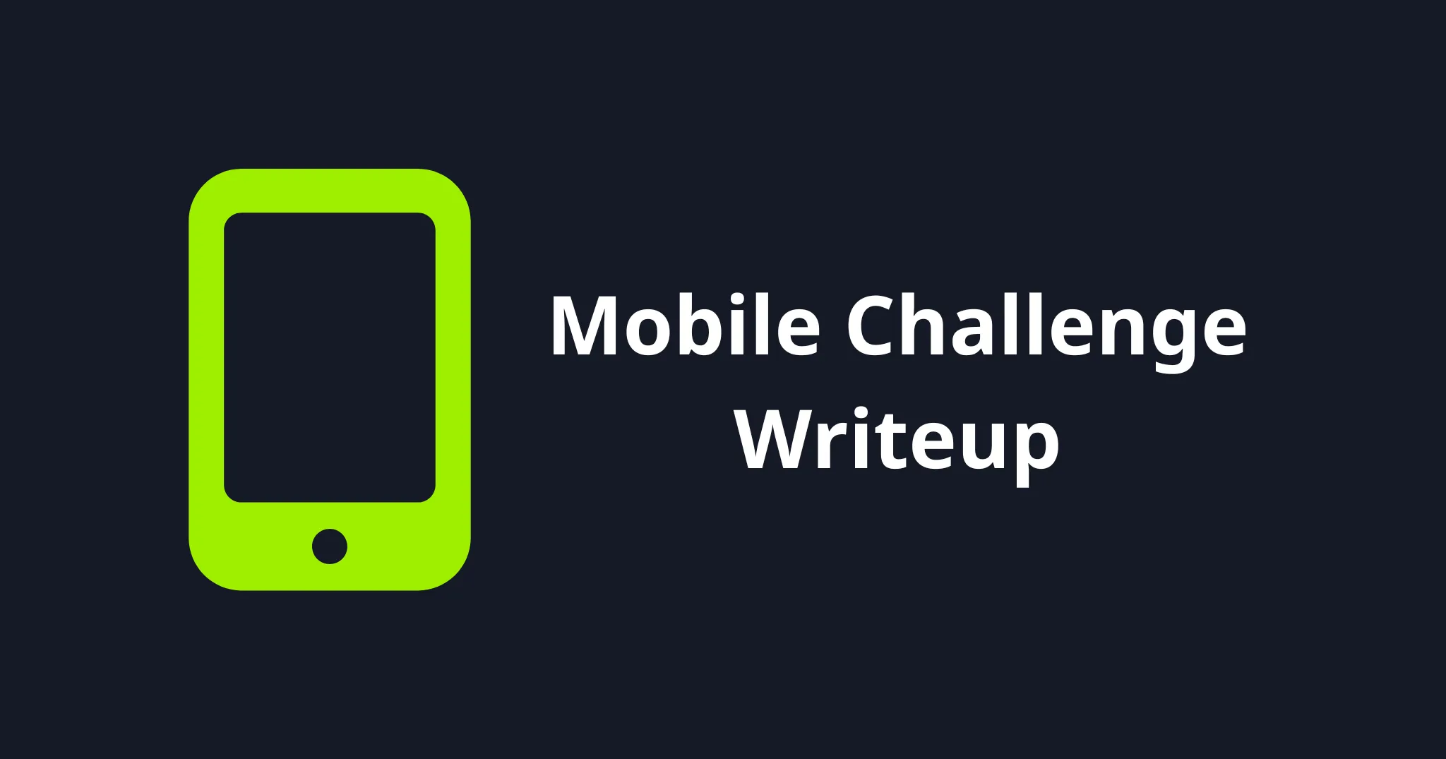 HTB - Mobile Challenge Writeup